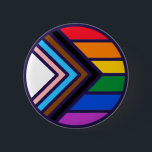 Rainbow Pride Flag LGBTQ  Button<br><div class="desc">Show your pride with this colorful rainbow button pin,  it's perfect for backpacks,  jackets,  hats,  tote bag. Wear it at Pride events ,  parades or  as an everyday symbol of love and support for the LGBTQ community.</div>