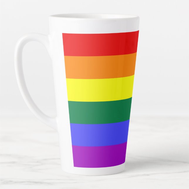 Rainbow-Pride-Flag Milchtasse (Links)