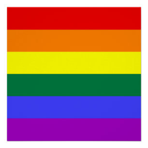 Rainbow-Pride-Flag Poster