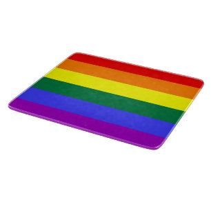 Rainbow-Pride-Flag Schneidebrett