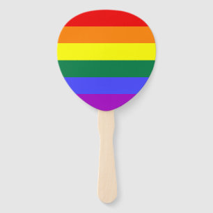 Rainbow-Pride-Flagge Fächer