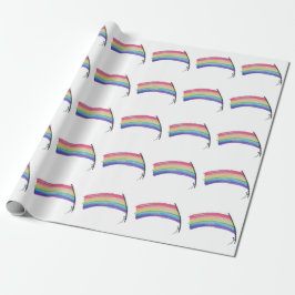 Rainbow-Pride-Flagge Geschenkpapier