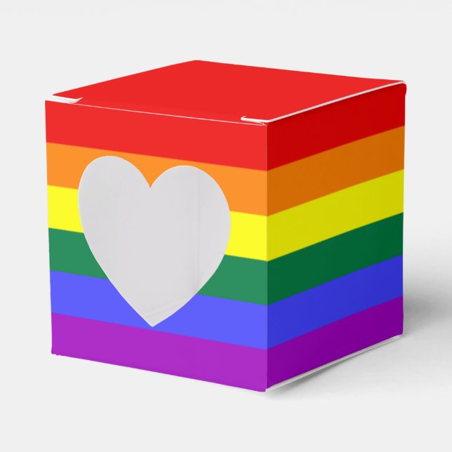 Rainbow-Pride-Flagge Geschenkschachtel (Vorderseite)