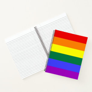 Rainbow-Pride-Flagge Notizbuch