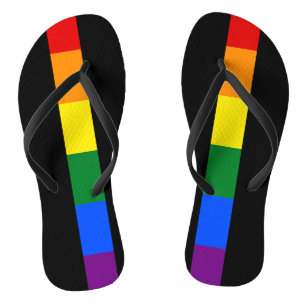 Rainbow Pride Flip Flops