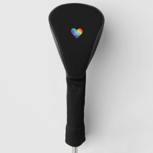 Rainbow Pride Gay Christlich LGBTQ+ Jesus Lieben T Golf Headcover