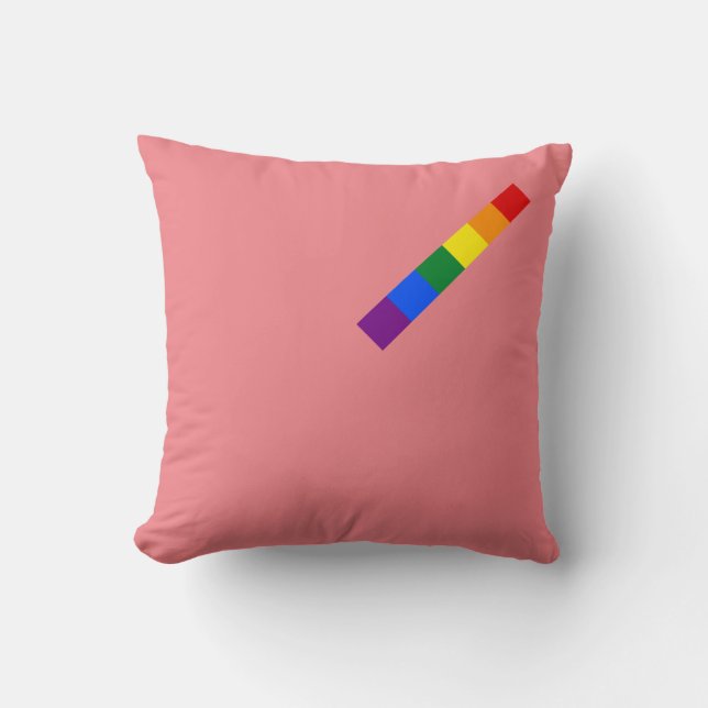 Rainbow Pride Kissen (Vorderseite)