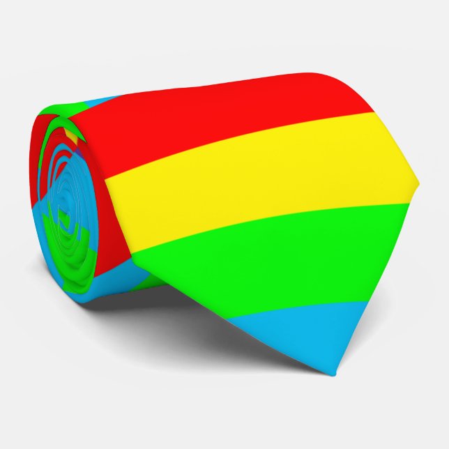 Rainbow Pride Krawatte (Gerollt)