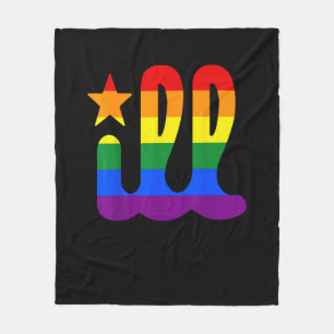 Rainbow Pride Liebe Philadelphia Philly Gay Pri Fleecedecke