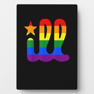 Rainbow Pride Liebe Philadelphia Philly Gay Pri Fotoplatte