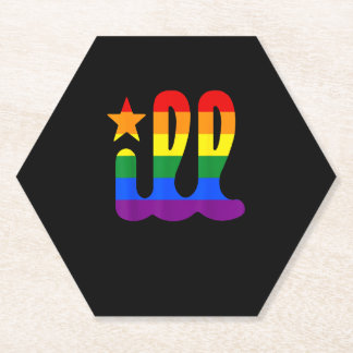 Rainbow Pride Liebe Philadelphia Philly Gay Pri Untersetzer