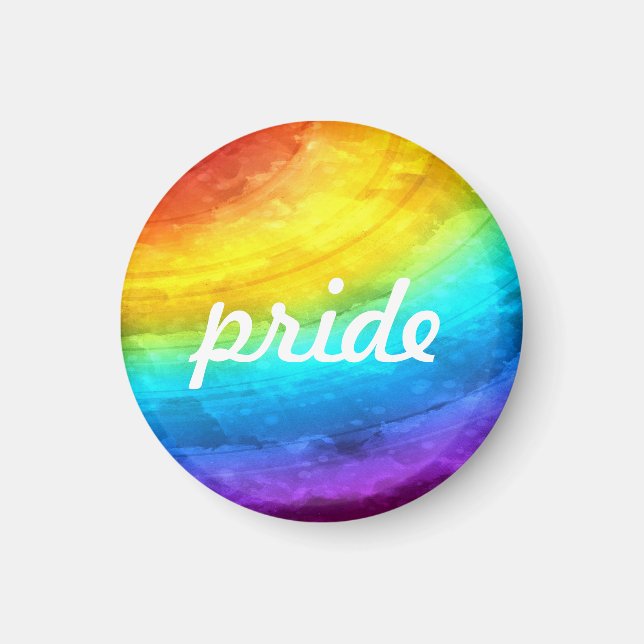 Rainbow Pride Magnet (Vorne)