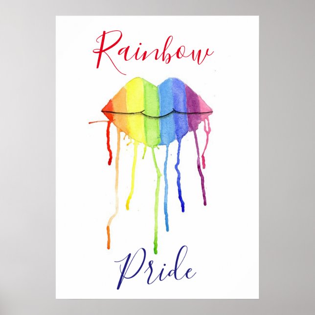 Rainbow Pride Poster (Vorne)