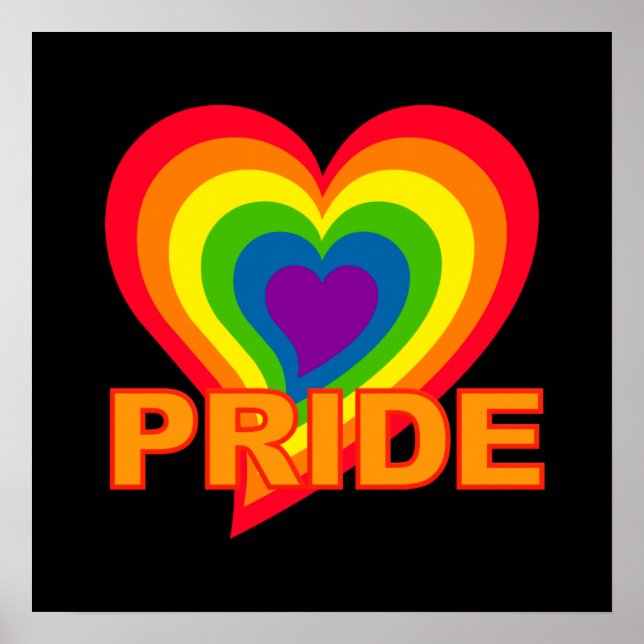 Rainbow Pride poster (Vorne)