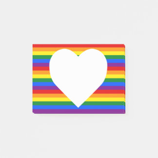Rainbow Pride Postit-Hinweise Post-it Klebezettel