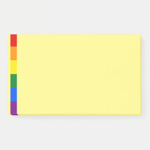 Rainbow Pride Postit-Hinweise Post-it Klebezettel