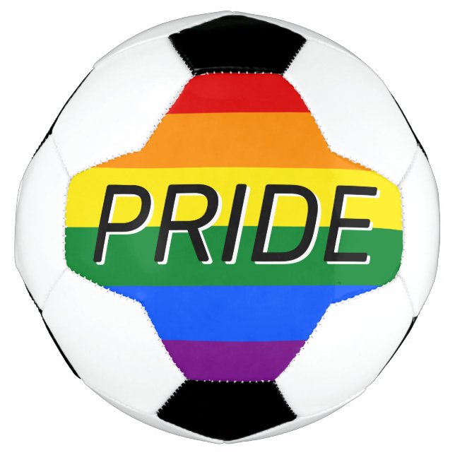 Rainbow Pride Soccer Ball (Vorderseite)