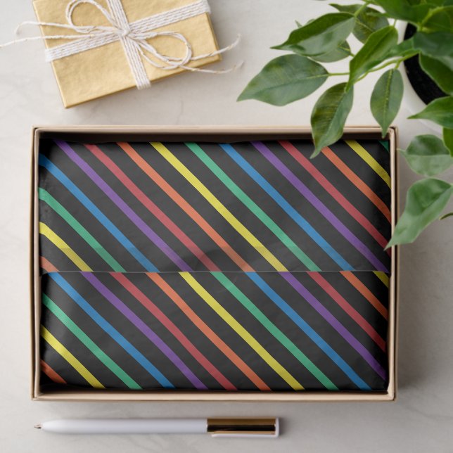 Rainbow Pride Valentine Gewebepapier Seidenpapier (Geschenk)