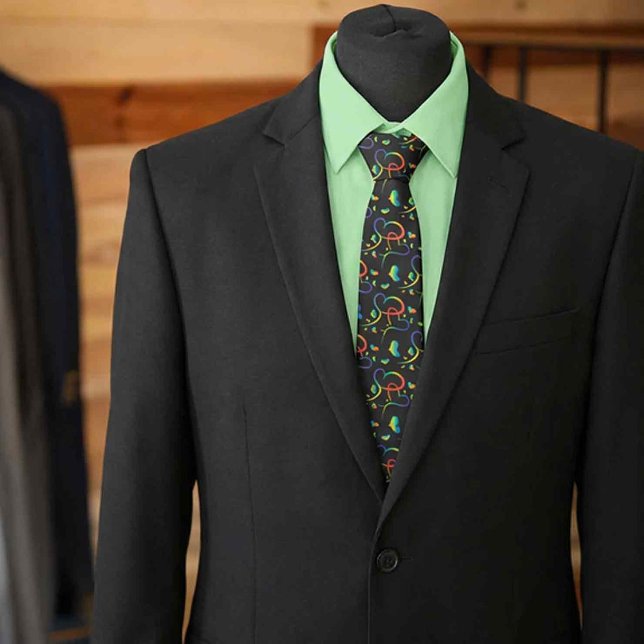 Rainbow Pride Valentine Neck Tie Krawatte (Von Creator hochgeladen)