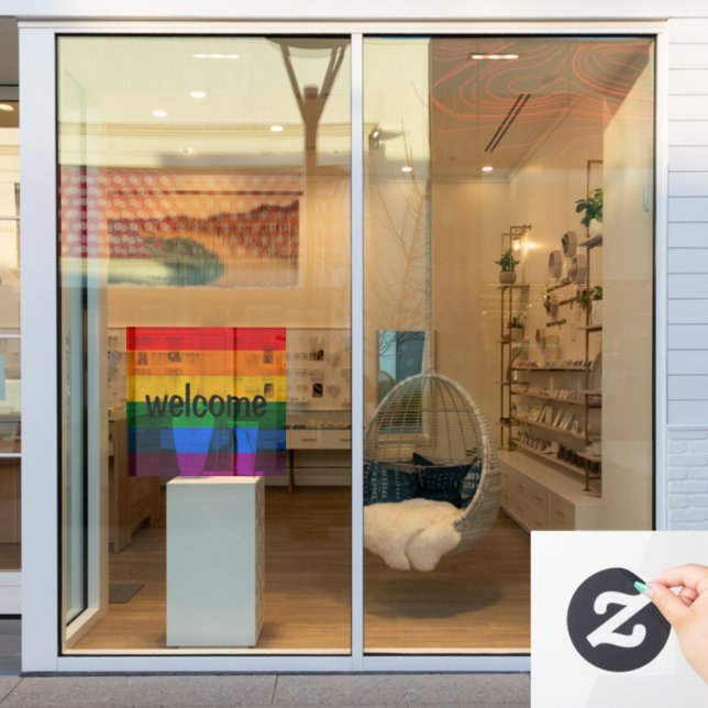 Rainbow Pride Window Fensteraufkleber (Schaufenster)