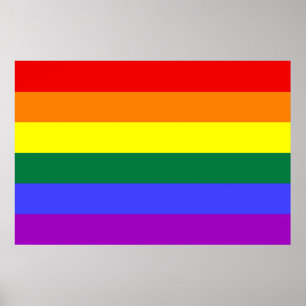 Rainbow Prilag Flag Poster