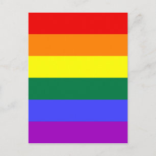 Rainbow Prilag Flag Postkarte