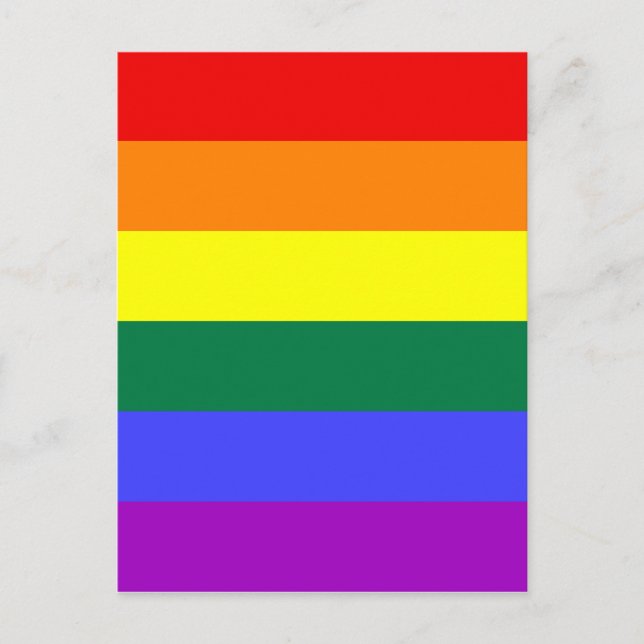 Rainbow Prilag Flag Postkarte (Vorderseite)