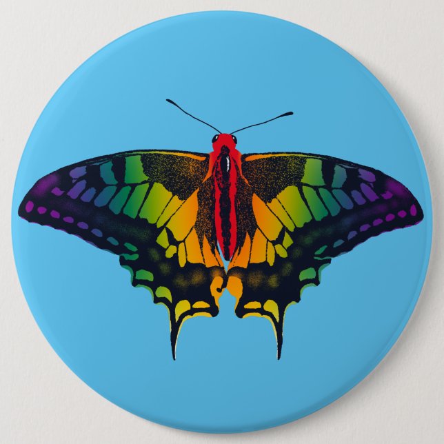 Rainbow Prilag Frack Butterfly Button (Vorderseite)