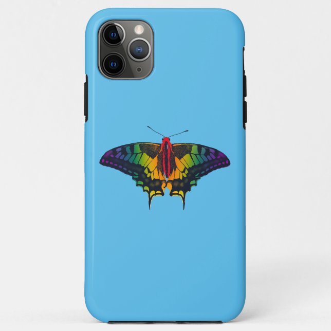 Rainbow Prilag Frack Butterfly Case-Mate iPhone Hülle (Rückseite)