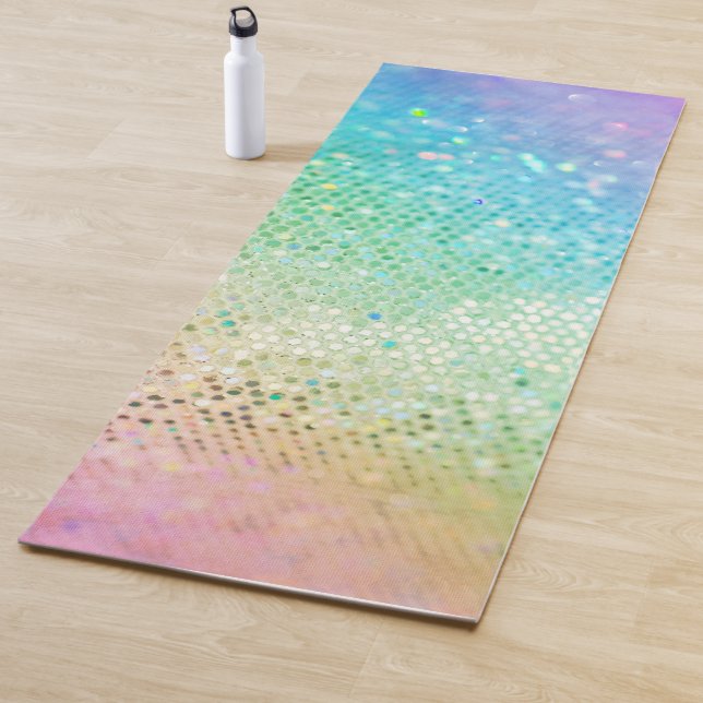Rainbow Princess Glitzer #5 (Imitats Glitzer) #shi Yogamatte (Beispiel)