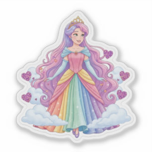 Rainbow Princess of Dreams Aufkleber