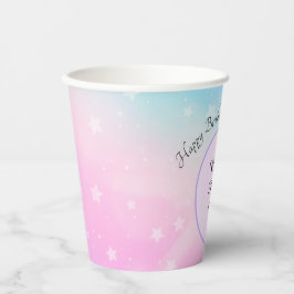 Rainbow Princess Personal Picture Cups Pappbecher