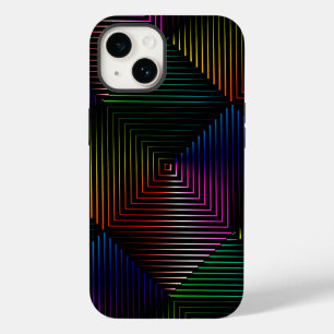 Rainbow Prism auf schwarz Case-Mate iPhone 14 Hülle