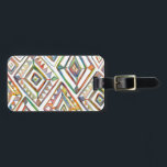 Rainbow Prism Gepäckmarke Gepäckanhänger<br><div class="desc">Verlieren Sie nie Ihr Gepäck mit diesem farbenfrohen Regenbogenschild. Passen Sie Ihre Kontaktdaten an. Handgezeichnetes Diamantmuster.</div>