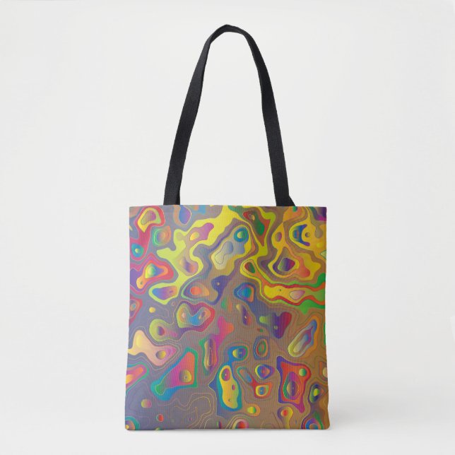 Rainbow Prism Wassertropfen Totbeutel Tasche (Vorderseite)