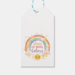 Rainbow Prix Art in Ihren Farben Geschenkanhänger