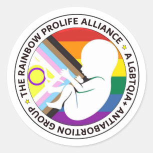 Rainbow ProLife Aufkleber