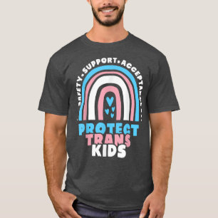 Rainbow Protect Trans Kids Transgender LGBT Prix T-Shirt