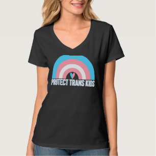 Rainbow Protect Trans Kids Transgender LGBT Prix T-Shirt