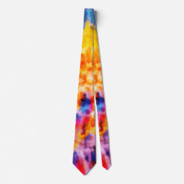 *~* Rainbow Psychodelic Retro Hipster Gefärbte Kra Krawatte