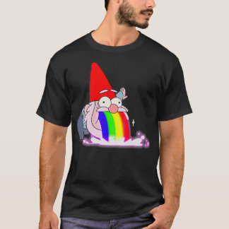 Rainbow Puking Gnome Gravity Inspiriert Big Dipper T-Shirt
