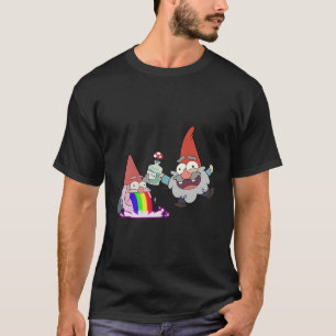 Rainbow Puking Party Gnome Gravity Inspiriert Big T-Shirt