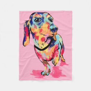 Rainbow Pup Fleecedecke
