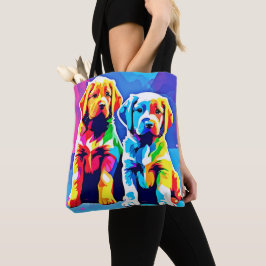 Rainbow Pups: Spielendes Duo Tasche