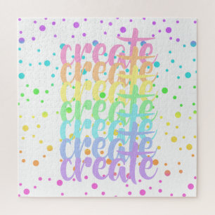 Rainbow-Puzzle erstellen