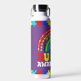 Rainbow Puzzle Wasser Flasche für Autismus Bewusst