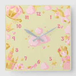 Rainbow  quadratische wanduhr