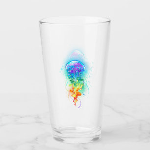 Rainbow-Qualle Glas