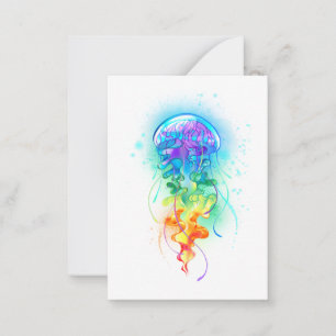 Rainbow-Qualle Hinweiskarte