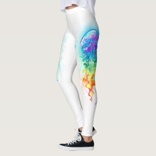 Rainbow-Qualle Leggings